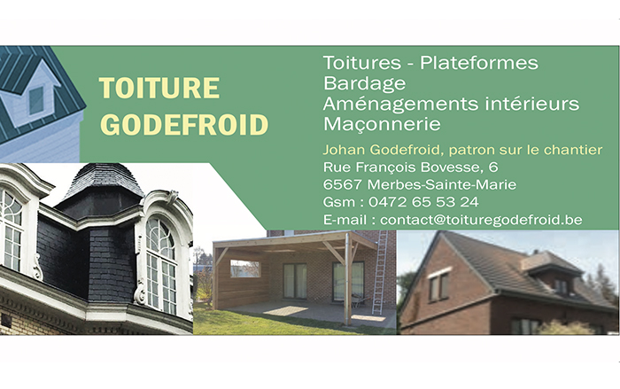 Toiture Godefroid – Construction – 6567 Merbes-Sainte-Marie