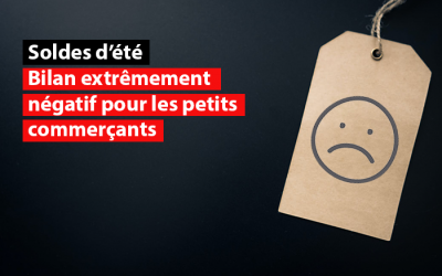 Soldes d&rsquo;été : Bilan extrêmement négatif pour les petits commerces