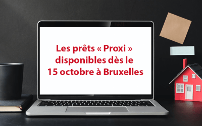 Financement : Les prêts « Proxi » disponibles dès le 15 octobre à Bruxelles