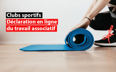 Clubs sportifs : déclaration en ligne possible du travail associatif