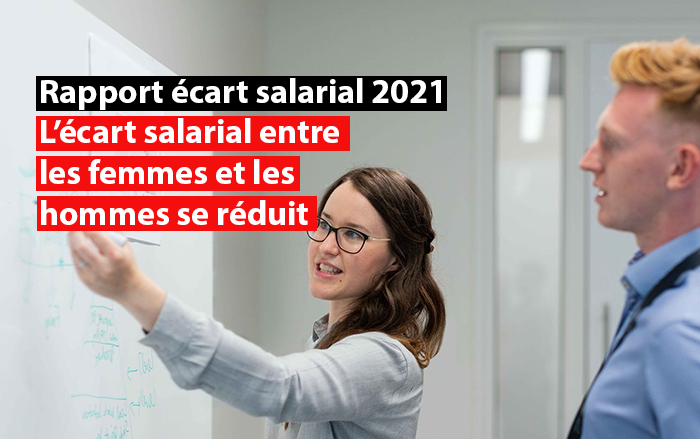 ecart salarial entre les femmes et les hommes se réduit