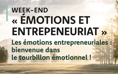 WEEK-END « ÉMOTIONS ET ENTREPENEURIAT » : les émotions entrepreneuriales, bienvenue dans le tourbillon émotionnel !