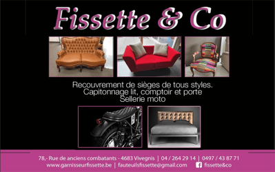 FISSETTE & Co – tapissier garnisseur – 4683 VIVEGNIS